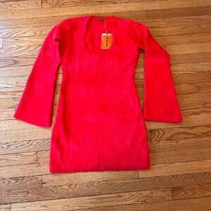 SIMON MILER Pop dress in mod orange size L